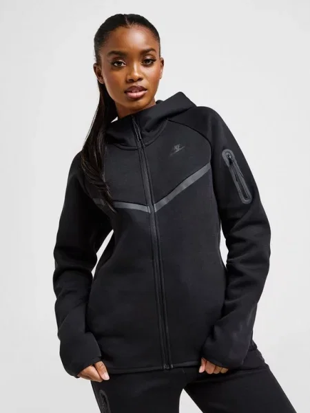 Nike Sportswear Mikina TECH FLEECE 2 tmavě šedá černá
