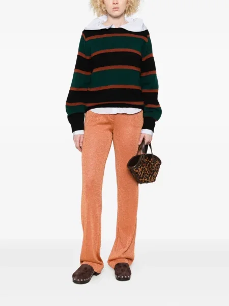 Pantaloni Miu Miu portocaliu