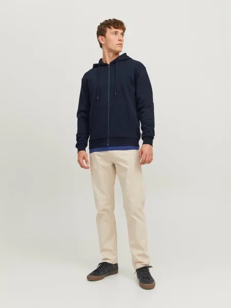 Свитер Jack & Jones с капюшоном синий