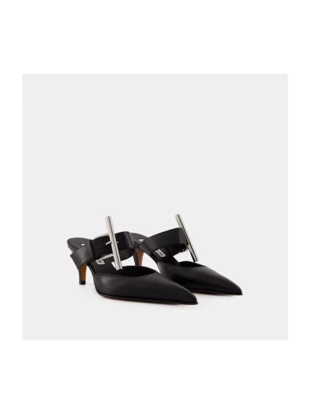 Klapki mules Alexander Mcqueen czarne