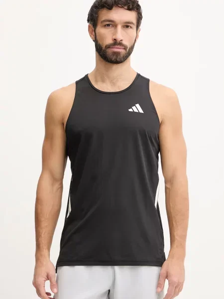 Adidas Performance futós póló fekete