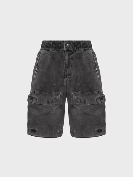 Джинсовые шорты Diesel серые