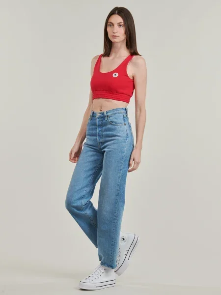 Sutien Converse retro roșu