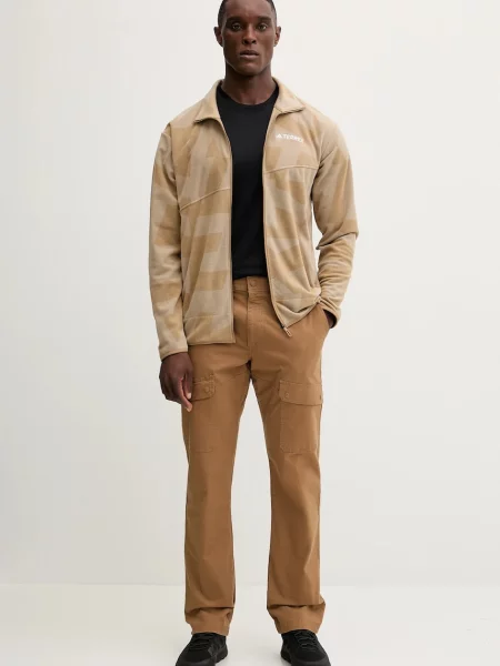 Флісова кофта adidas TERREX Multi однотонна бежевий