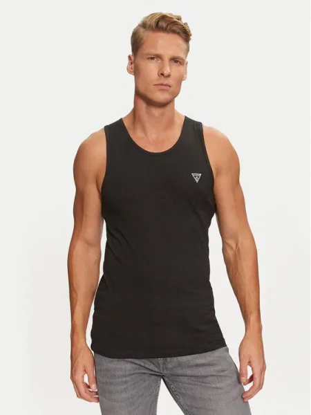 Тениска Guess CALEB 2 броя черно