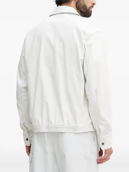 Geacă Armani Exchange cu broderie alb