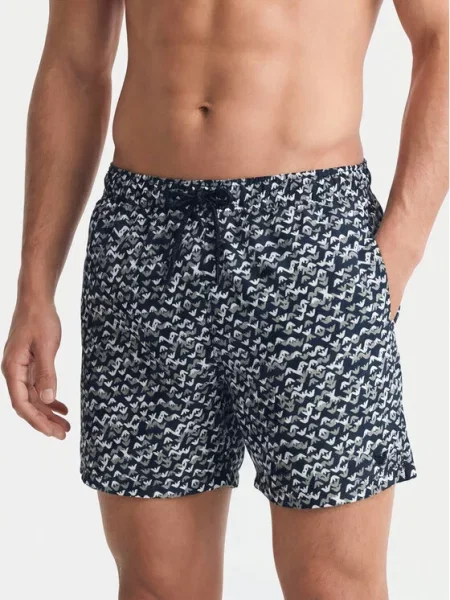 Emporio Armani Pantaloni scurți pentru înot Bleumarin
