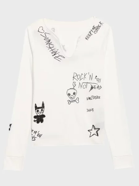 Лонгслив Zadig&voltaire белый