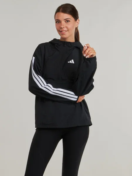 Csíkos ruha Adidas fekete