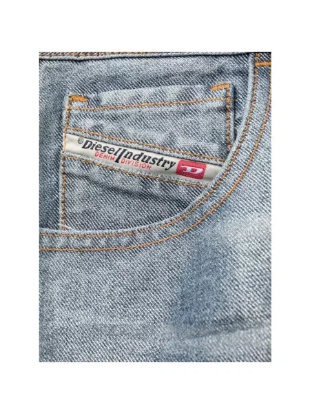 Skinny jeansy skinny Diesel niebieskie