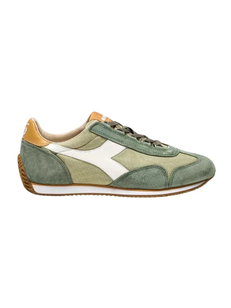Sneakersy Diadora skórzane zielone
