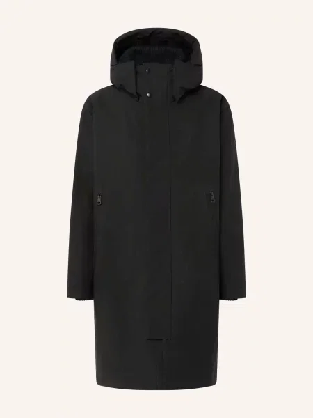 Strellson Parka S.C Reloaded S Odnímatelnou Kapucí černá
