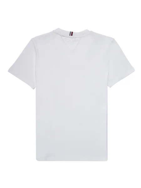 Tricou copii Tommy Hilfiger alb