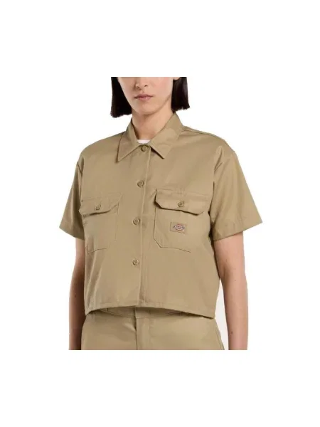 Cropp cămașă Dickies business verde