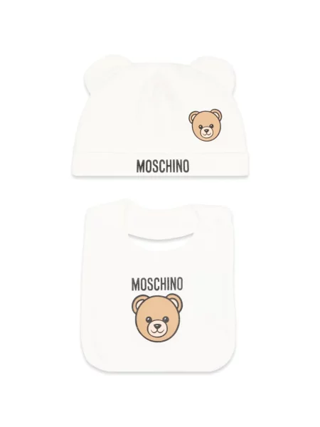 Czapka dziecięca Moschino biała