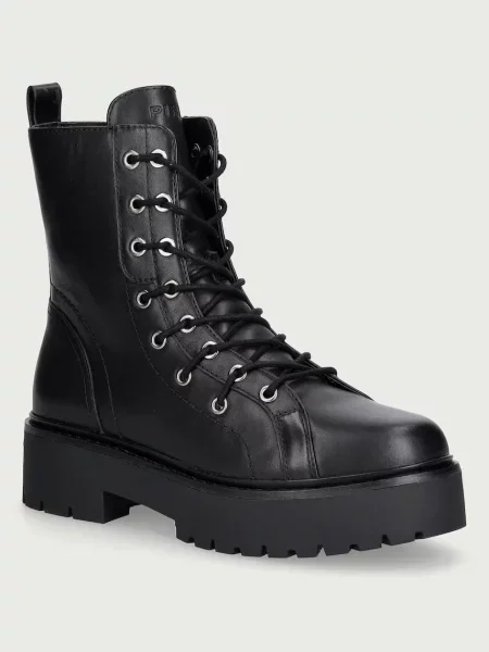Pinko De piele botine Margaret 06 negru