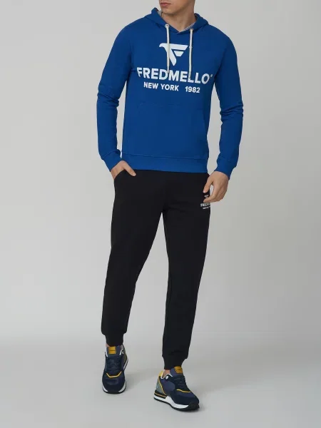 Толстовка Fred Mello синя