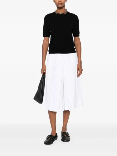 Tricou Soft Goat din cașmir negru