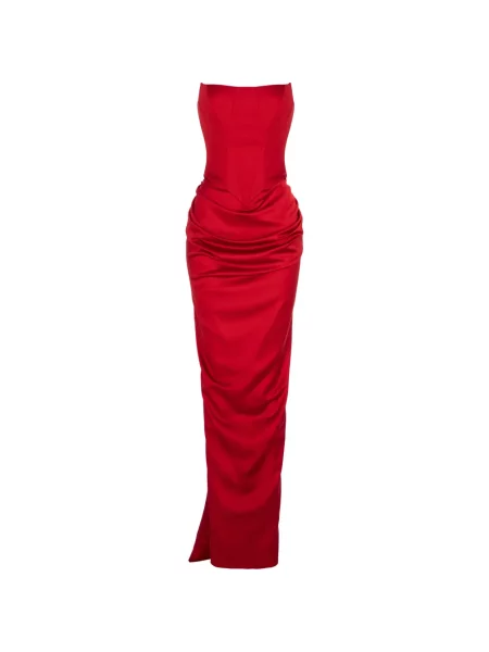 Rochie maxi V:pm Atelier drapată roșu
