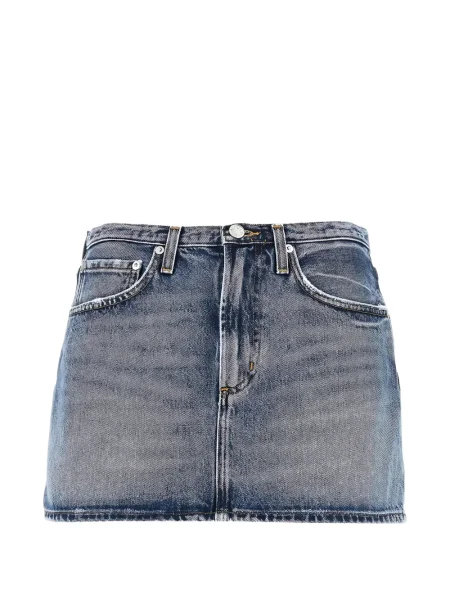 Mała mały spódnica mini Agolde niebieska