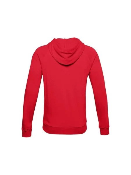 Hanorac cu glugă Under Armour din fleece roșu
