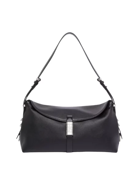 Torebka skórzana Pinko elegancka czarna