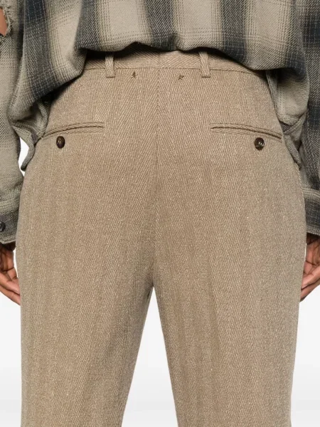 Pantaloni Golden Goose de in auriu