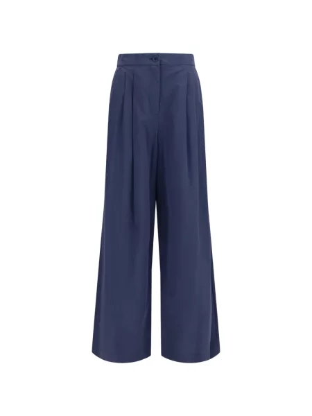 Kalhoty Weekend Max Mara modré
