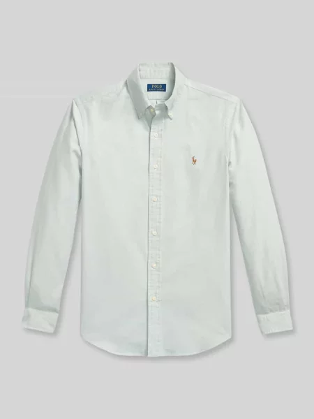 Koszula casualowa o kroju regular fit z czystej bawełny Polo Ralph Lauren miętowa