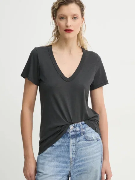 Тениска Rag & Bone черно
