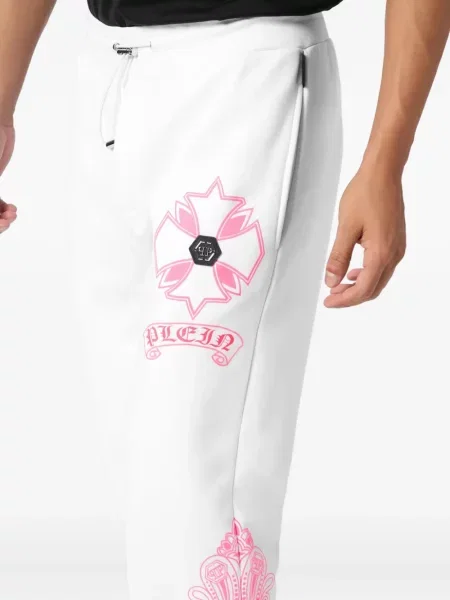 Pantaloni Philipp Plein alb