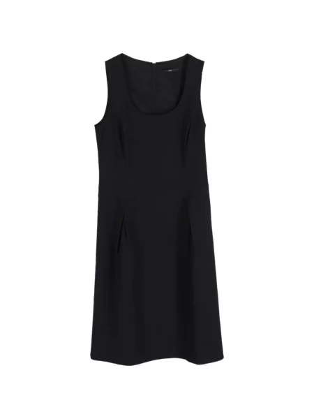 Sukienka midi Boss bez rękawów do kolan garniturowa czarna