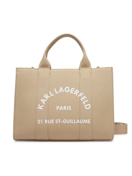 Karl Lagerfeld torebka tote K/RSG brązowa