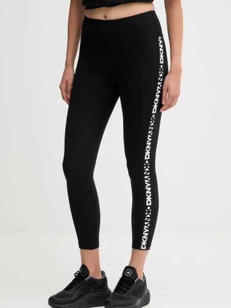 Dkny leggings cu imprimeu negru