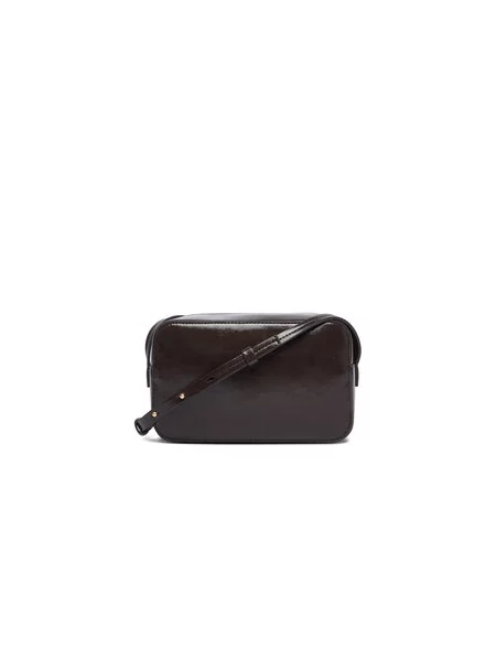 Calvin Klein Rankinė Foil Logo Glossy Camera Bag ruda