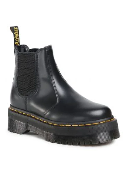 Členková obuv s elastickým prvkom Dr. Martens čierna