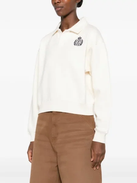 Gulerat tricou polo Sporty & Rich cu broderie