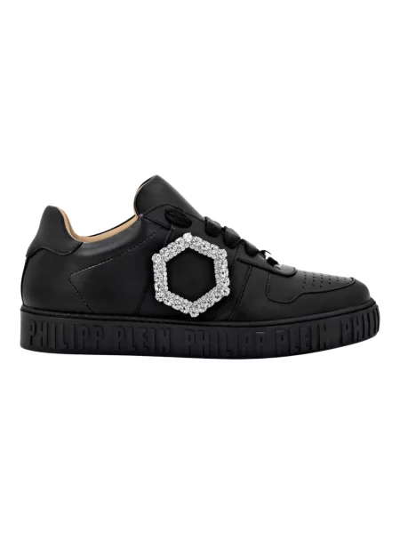 Sneakersy Philipp Plein skórzane czarne