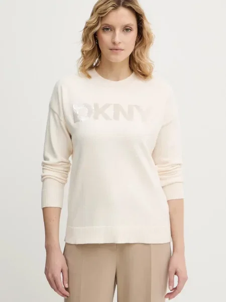 Пуловер Dkny бежово