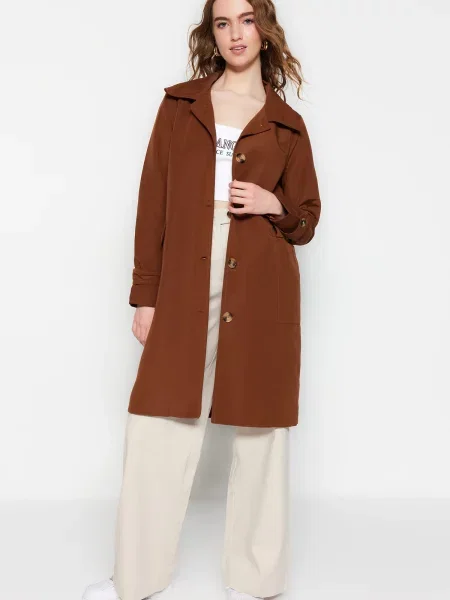 Palton Trendyol maro