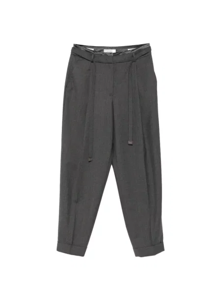 Cu centură pantaloni Peserico gri