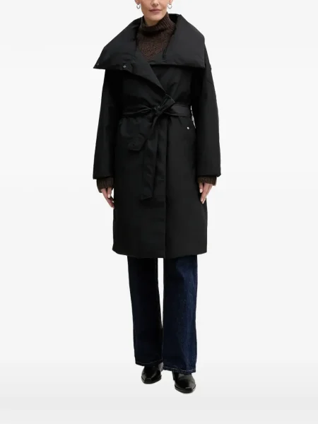 Płaszcz Moose Knuckles dwurzędowy czarny