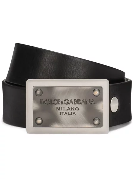 Curea Dolce & Gabbana din piele negru