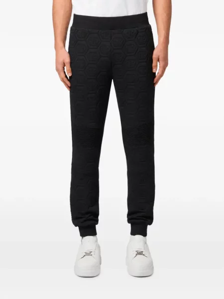 Панталони jogger Philipp Plein черно