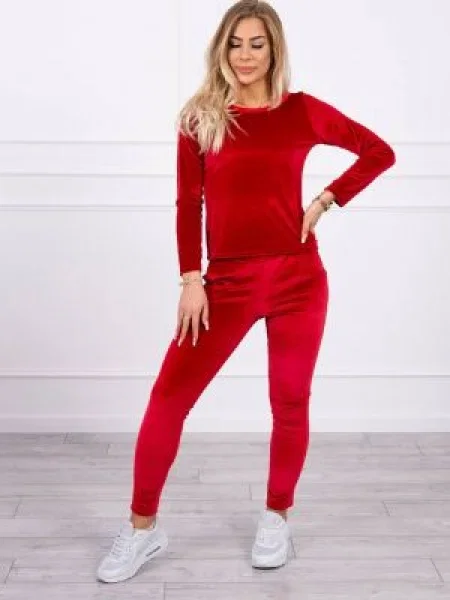 Pantaloni Kesi cu volane alb