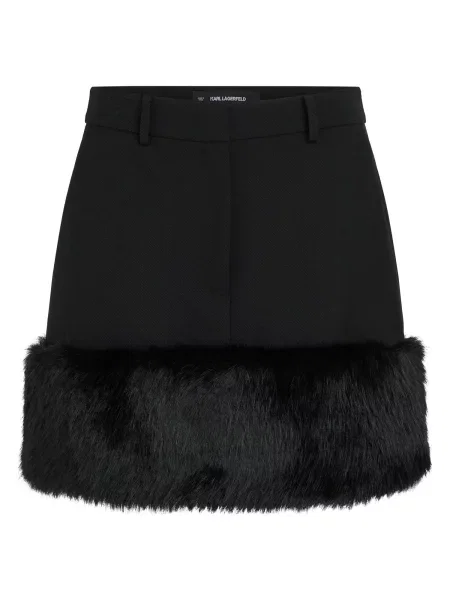 Karl Lagerfeld Fustă negru