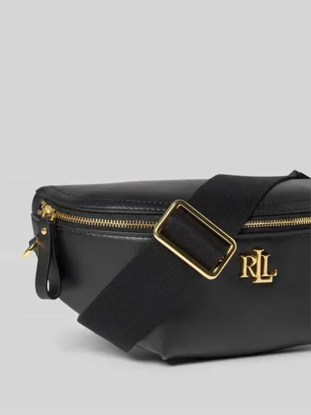Lauren Ralph Lauren torebka skórzana czarny
