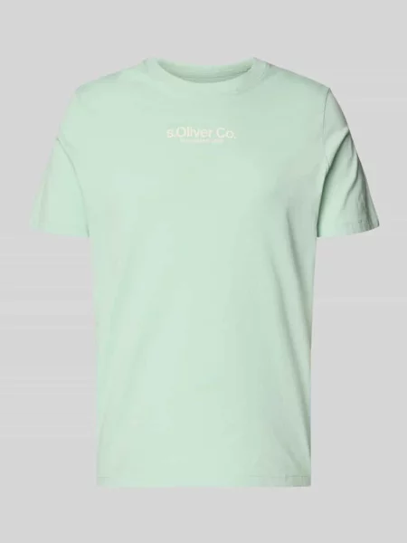 T-shirt o kroju regular fit z czystej bawełny S.oliver Red Label