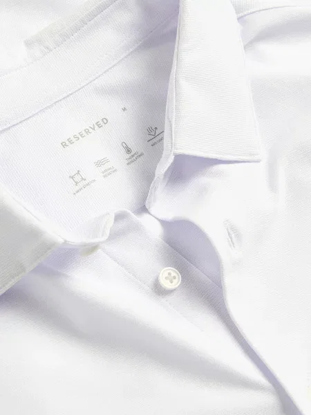 Reserved Рубашка slim fit білий
