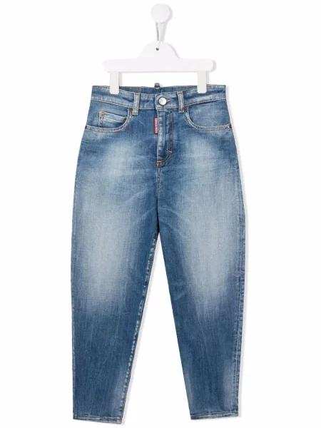 Jeansy dziecięce Dsquared2 niebieskie
